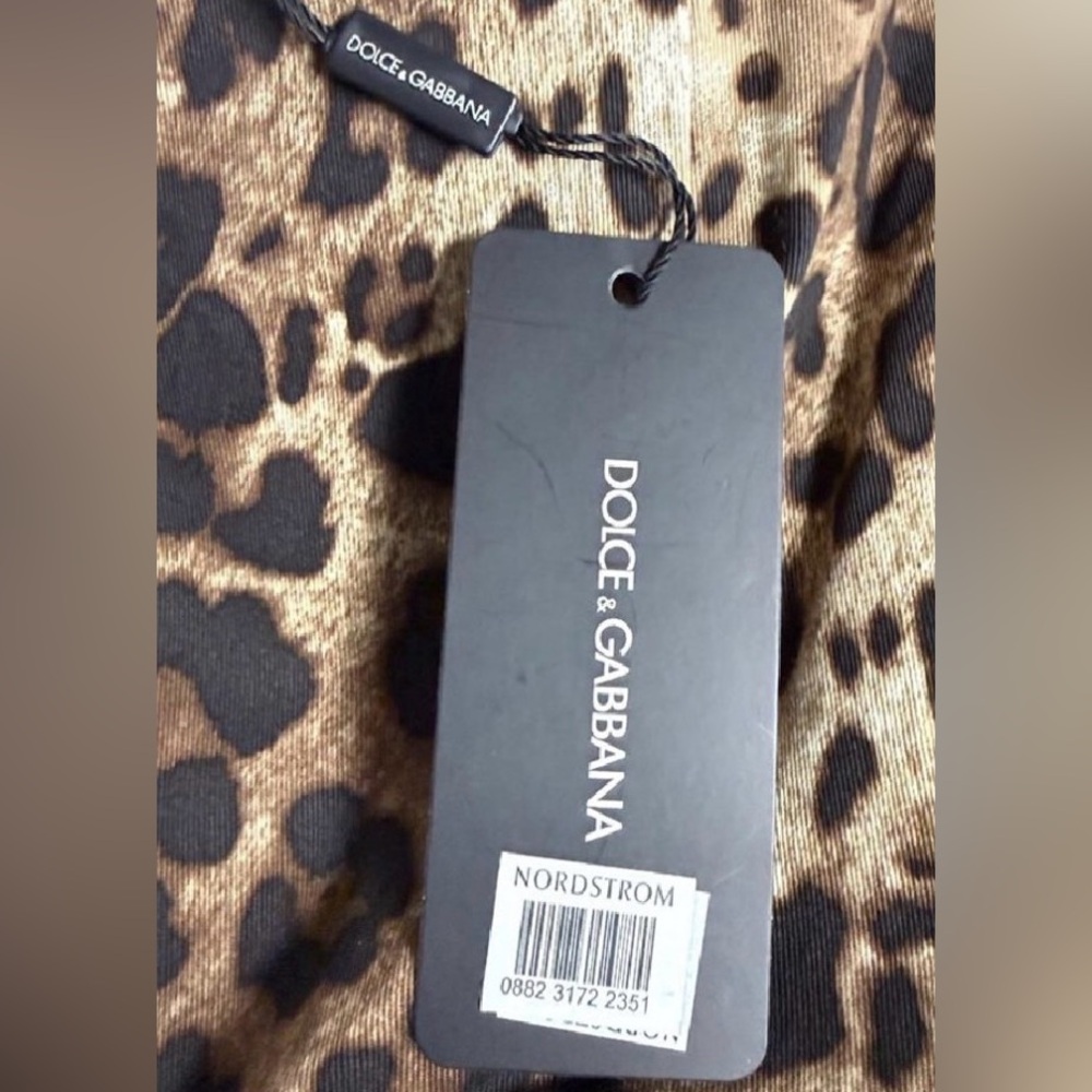 LOW START🔥NWT Dolce & Gabbana Ladies Leopard Drill pants size 42 (NWT $1125) - Picture 7 of 15